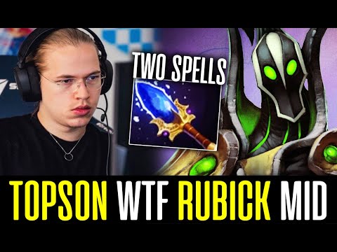 Topson WTF Rubick Mid - Aghanim's Scepter + Aether Lens Build DOTA 2