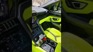 Lamborghini urus interior seen status