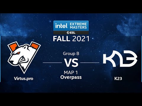 CS:GO - Virtus.pro vs. K23 [Overpass] Map 1 - IEM Fall 2021 - Group B - CIS