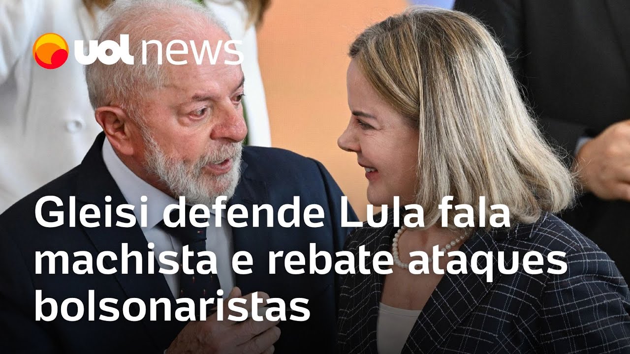 Gleisi defende Lula após fala machista sobre 'mulher bonita e rebate ataques bolsonaristas