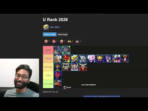 2026 U RANK TIER LIST - Digimon Masters Online