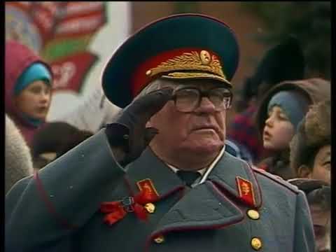 Soviet Anthem,Minister Of Defence Dmtiry Yazov .