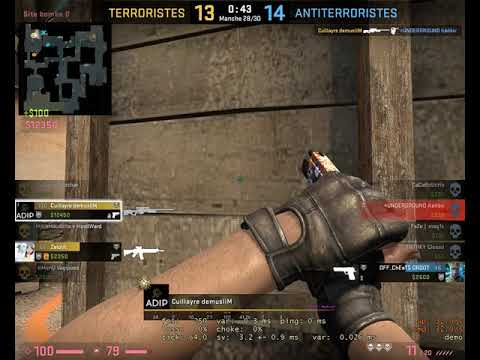 demusliM MM with friends new csgo player. Amazing double kill with awp