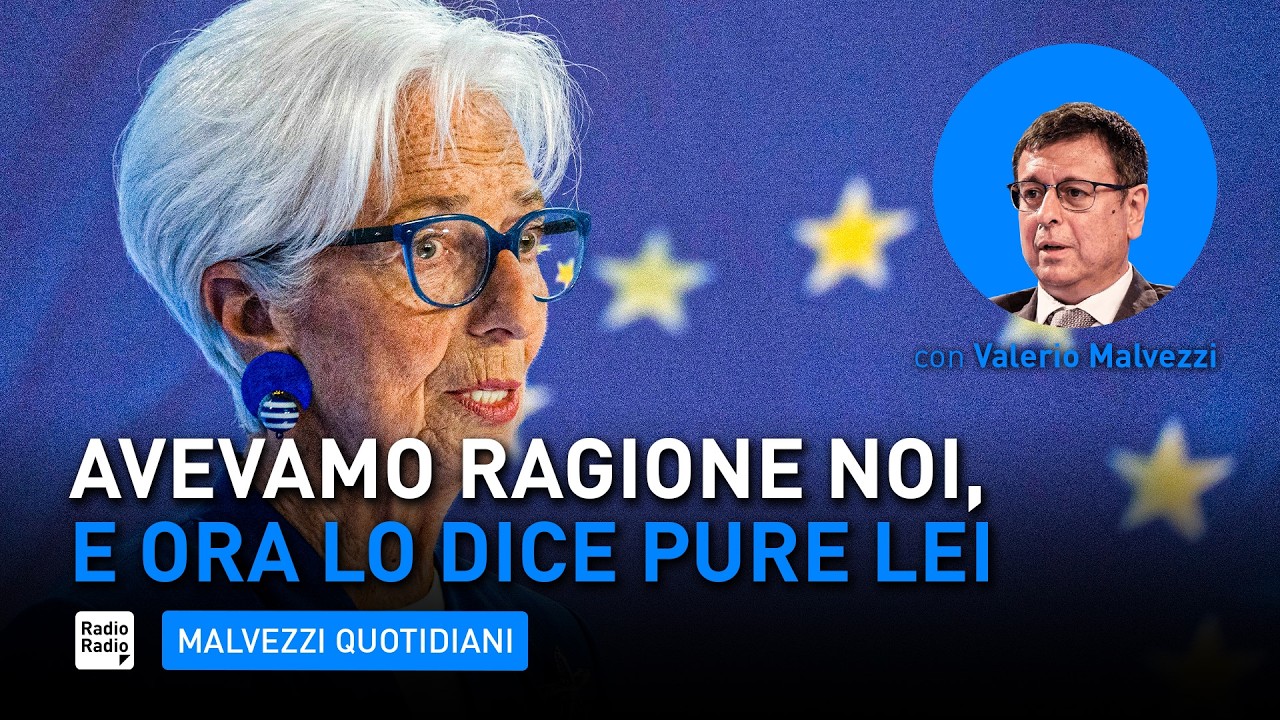Lagarde ammette uno dei più grandi FALLIMENTI DELL'UE (poi prepara il peggio)