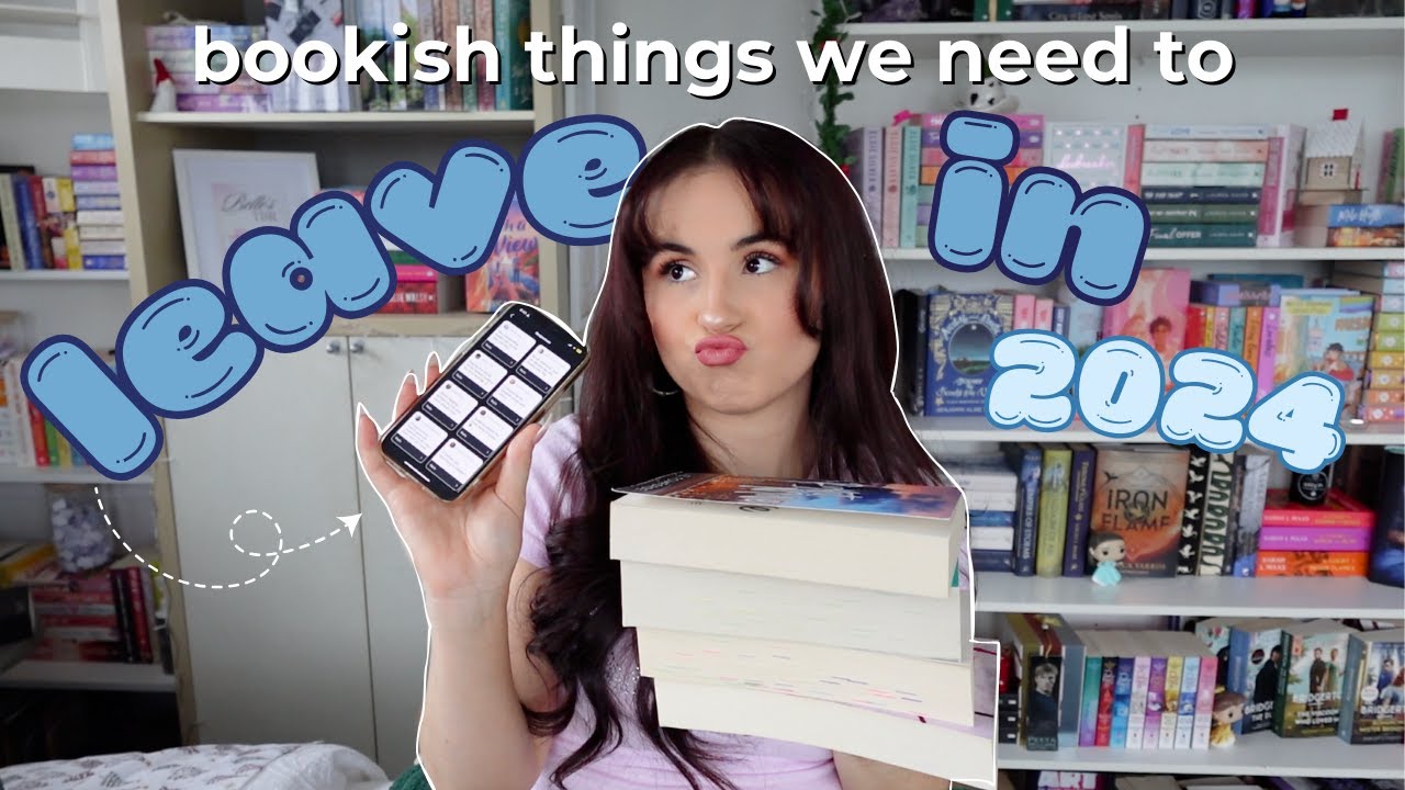 bookish things i want to LEAVE in 2024 👀📖 *ready to cause chaos*
