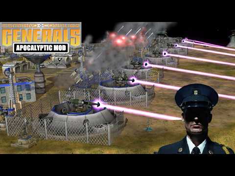 USA BOSS VS USA AIR FORCE, GLA STEALTH! C&C Generals Zero Hour Apocalyptic 2.2