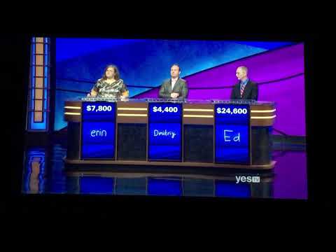 Double Jeopardy, Erin Barry Day 2 -  3rd Daily Double (10/15/19)