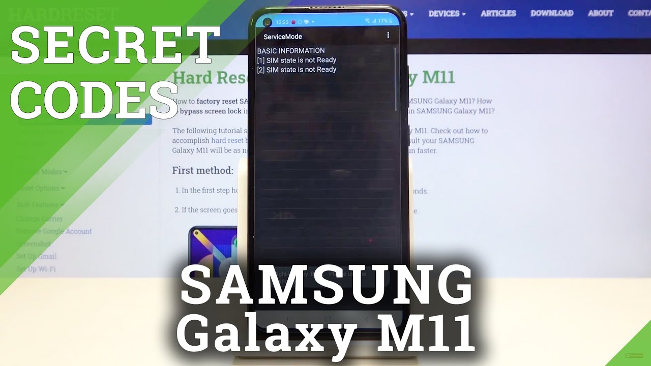 Samsung Galaxy M11 All Secret Codes