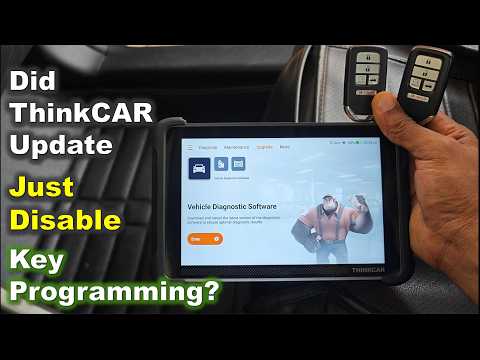 Key Programming After Update: Did Thinkcar Just REMOVE Programming Keys from Thinkscan 689?