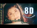 Kannukulle Unnai 8D Effects Pennin Manadhai Thottu Prabhu Deva Hits S A Rajkumar 8DsparkZ