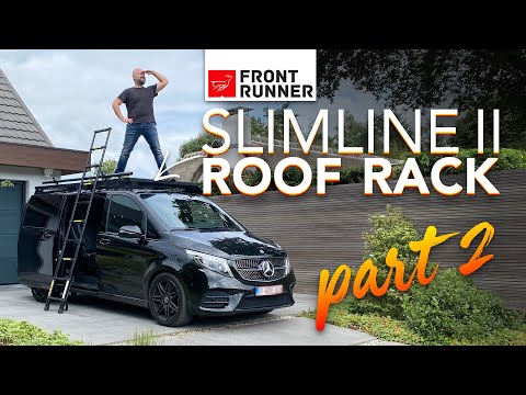 Frontrunner Slimline II roof rack install on the Mercedes V Class! - PART 2