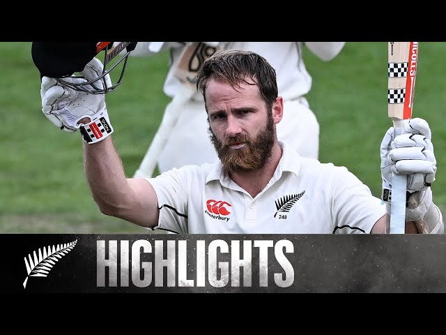 Williamson Becomes NZ Leading Test Run-Scorer | DAY 4 HIGHLIGHTS | BLACKCAPS v England | Wellington