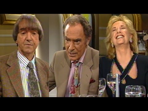 Carlitos Balá with Carlos Calabró and Mirtha Legrand