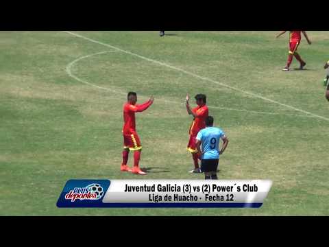 JUVENTUD GALICIA (3) vs (2) POWER´S CLUB - FÚTBOL HUACHANO - FECHA 12/2018.