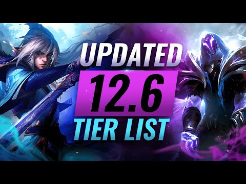 UPDATED TIER LIST: Best Champions in Patch 12.6 - League of Legends