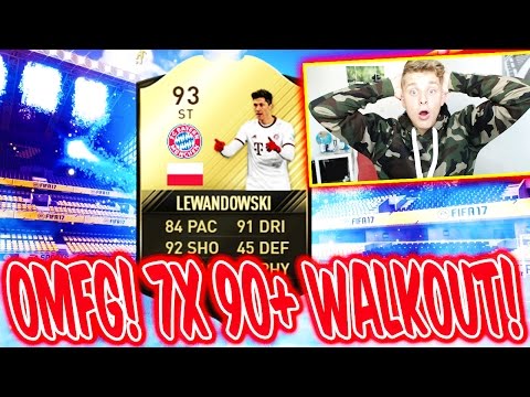 FIFA 17 - 7x 90+ WALKOUT in 1 PACK OPENING! ⛔️😝 BEST TOTY PACKS! - ULTIMATE TEAM (DEUTSCH)