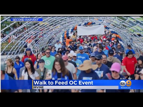 Walk to Feed OC news coverage: KCAL 9 09-11-2022  8PM  Broadcast