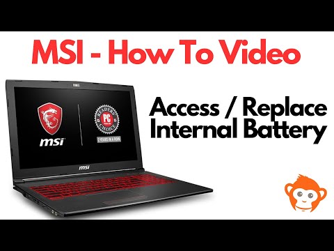 How To Replace Fix Internal Battery for MSI Gaming Laptop Computer