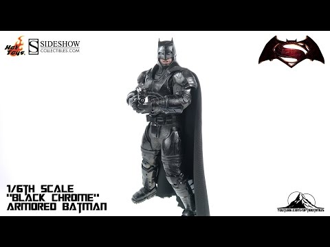 Hot Toys Batman V Superman "Black Chrome" ARMORED BATMAN Video Review