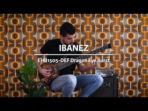IBANEZ EHB1505 DEF Dragon Eye Burst Flat / 5-String Headless Bass / EHB1005-DEF image 15