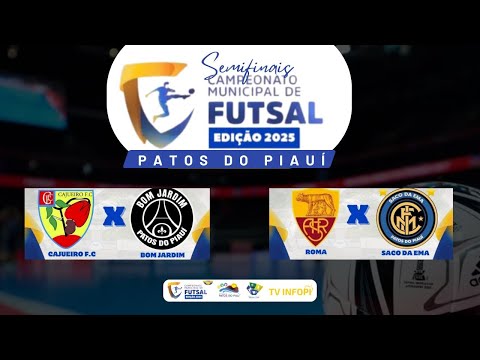 Semifinais Campeonato Municipal de Futsal de Patos do Piauí - TV INFOPI