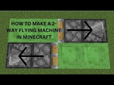 Insane Minecraft 2-Way Flying Contraption