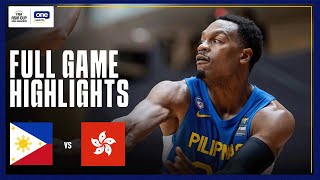 Gilas Pilipinas vs. Hong Kong window 1 game highlights | FIBA Asia Cup 2025 Qualifiers