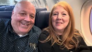 Onboard our flight to Hong Kong! | 40th Anniversary Cruise!