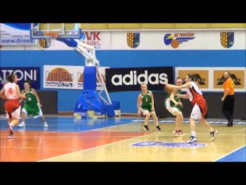 TJ OP Prostějov - SBŠ Ostrava (Mistrovství ČR dívky U14 - 25. dubna 2012)