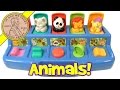 Playskool Busy Basics Poppin Pals Pop Ups Jungle Animals Toy 1995 Hasbro