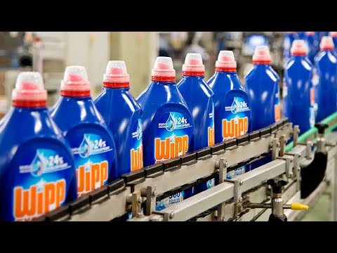 How industrial liquid detergent is made 🧼 | This is how laundry detergent is made