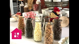 Hot Cocoa Bar for Our Christmas Cookie Exchange