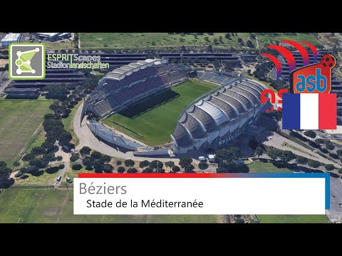 Stade de la Méditerranée | AS Béziers AS Béziers | AS Béziers Hérault | Google Earth | 2019