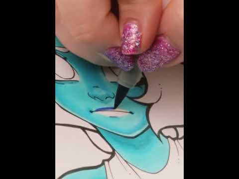 Drawing Lapis Lazuli from Steven Universe