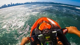PRIMEIRA VEZ COM MEU JETSKI NA PRAIA !!!