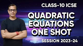 Quadratic Equations in One Variable | Quadratic Equations ICSE Class 10 | @sirtarunrupani​