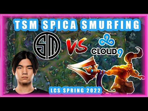 TSM Spica SMURFING in LCS [TSM vs C9 | Spica Xin Zhao]