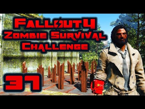 Let's Play Fallout 4: Zombie Survival Challenge - Part 37 - The Road To Bunker Hill