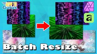 How to Resize Multiple Images in Affinity Photo Using Batch Processing