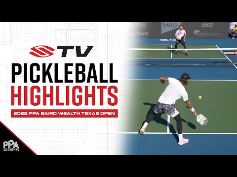 Tyson McGuffin 3rd Shot Drop Pickleball Highlight - 2022 PPA Baird Wealth Texas Open Men's Singles