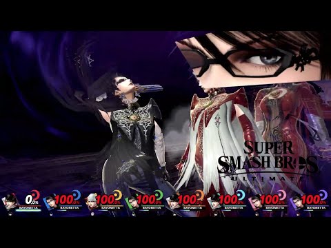 Super Smash Bros Ultimate 8 Player Final Smash Bayonetta