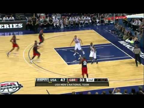 Team USA vs Great Britain Exhibition Game Highlights Recap