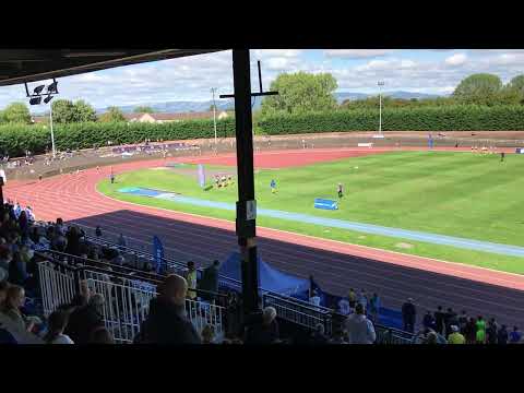 Senior Women's 4x100m final at 4J National Track Relays