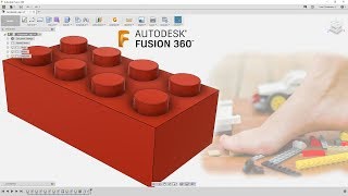 Fusion 360 Absolute Beginner - How To Model a Lego - Last Nights Facebook Livestream