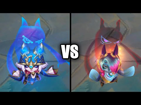 Stargazer Vex vs Dawnbringer Vex Skins Comparison (League of Legends)