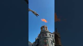 Universal dragon spits fire #harrypotter #dragon #fire #viral #shorts