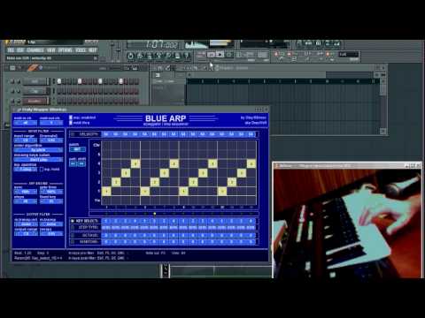BlueARP - vst Arpeggiator for Electronic & Trance Music - intro and demonstration