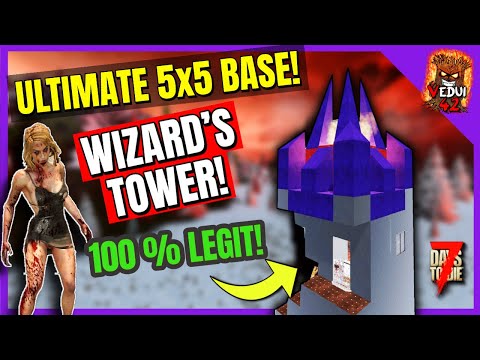 ULTIMATE 5x5 Base Challenge! 7 Days To Die ✔️