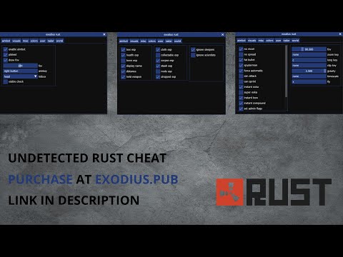 Rust Cheating | Dominating Official Facepunch Servers | ft. Exodius.pub