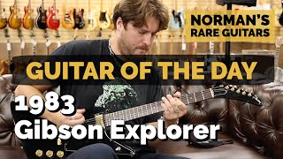 Video thumbnail for Guitar of the Day: 1983 Gibson Explorer Black Gold Parts | Norman's Rare Guitars by Normans Rare Guitars